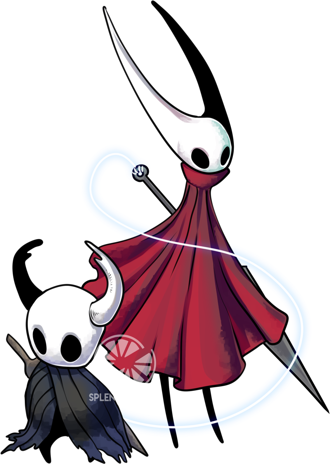 Watched My Friend Finish Hollow Knight, What A Great - Hollow Knight Арты (1280x1664), Png Download