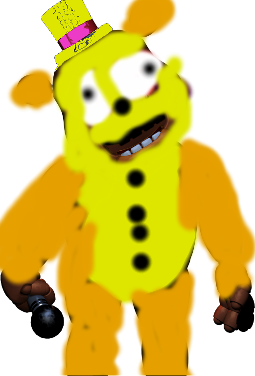 So I Was Photoshoping Toyfreddy And I Made Toy Fredbear - Toy Animatronics (521x768), Png Download