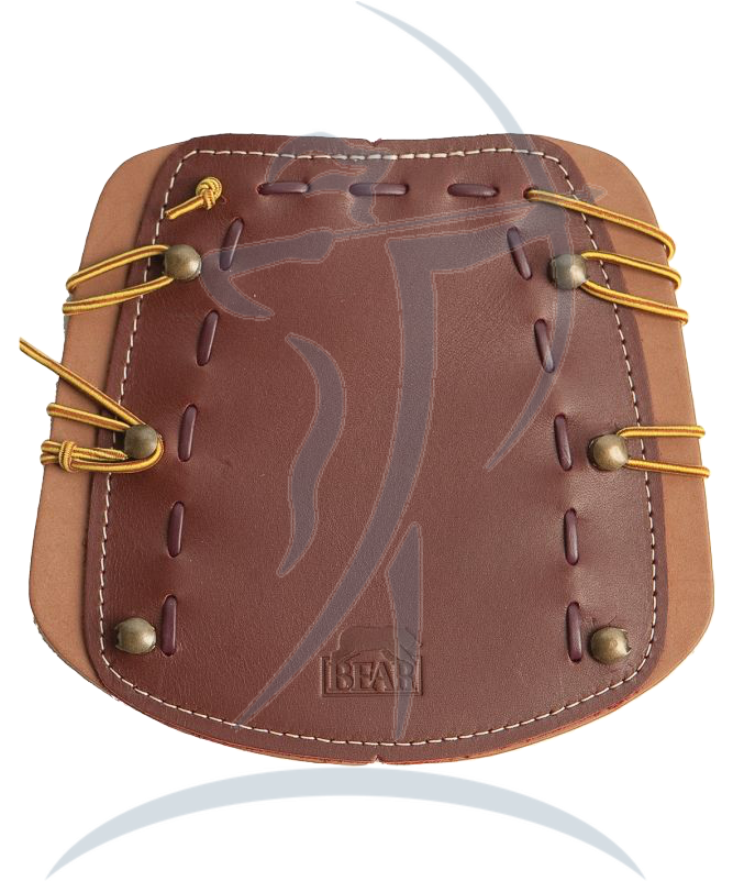 Neet Fb Agl 6 "fred Bear" Traditional Armguard - Neet Fred Bear Armguard, Brown, 6.75" X 4.375" (800x800), Png Download