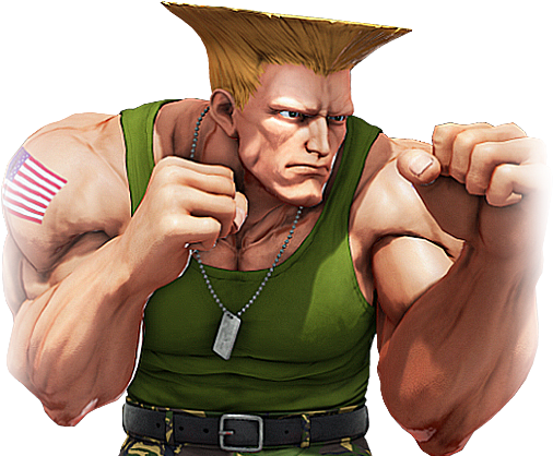 Favorite Sfv Costumes - Sfv Guile Render (545x480), Png Download