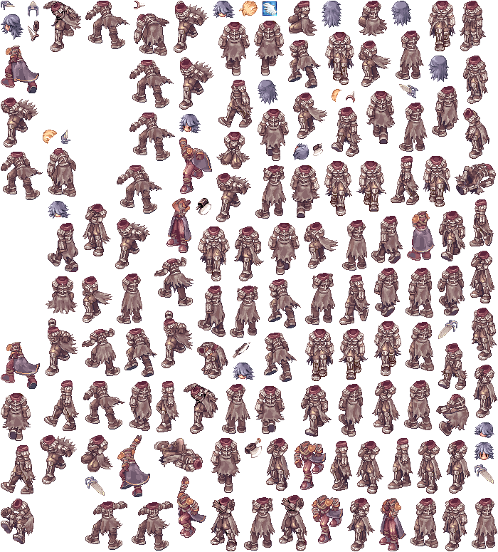 Spritesheet - Illustration (700x775), Png Download