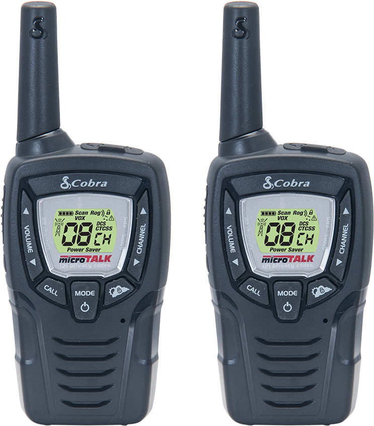 Cobra Cx312 23-mile Two Way Radio/walkie Talkie - Cobra Wr380 Wlan Radio,backlit Lcd,6-1/16" H (1000x1000), Png Download