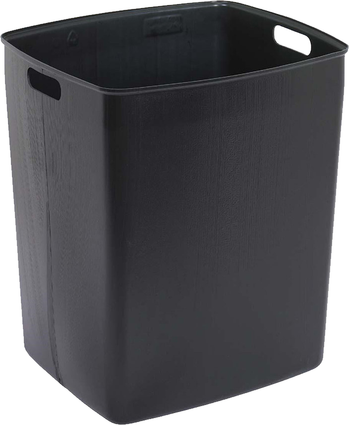 Trash Can Png - Plastic Trash Can (702x853), Png Download