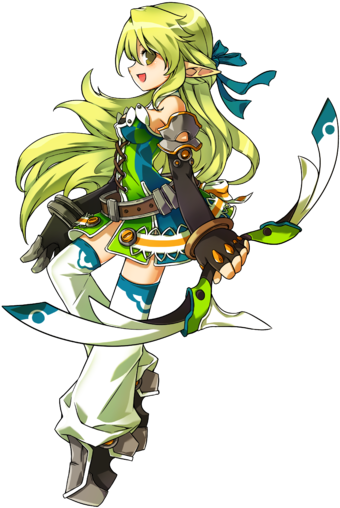 Sniping Ranger - 艾 爾 之 光 狙擊 者 (350x517), Png Download