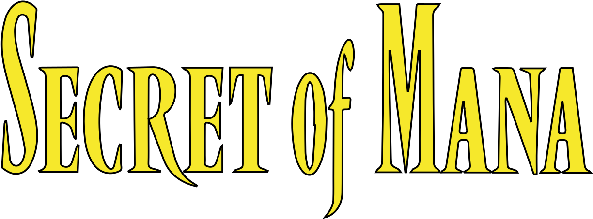 Secret Of Mana Logo (1280x489), Png Download
