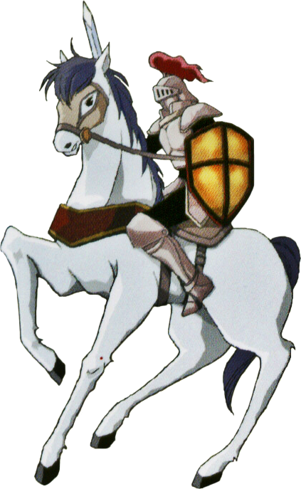 Fire Emblem Forrest Horseback (423x687), Png Download
