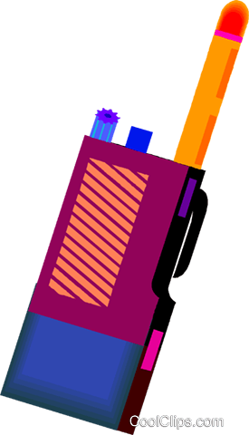 Walkie-talkie Talky Royalty Free Vector Clip Art Illustration - Victory (275x480), Png Download