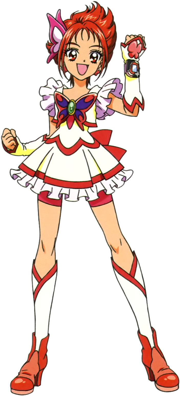 Pretty Cure 5 Cure Rouge Pose3 - Yes! Precure 5 (705x1549), Png Download
