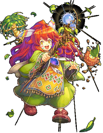 Popoi - Secret Of Mana Character Art (362x468), Png Download