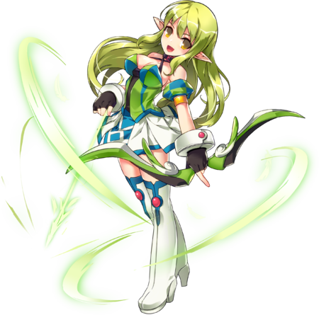 Renaportraitfull - Imagenes De Elsword Rena (450x445), Png Download