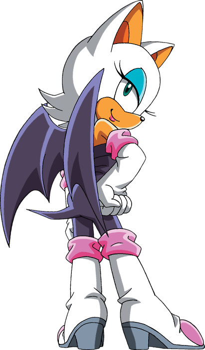 Rouge The Bat Sonic X Download - Rouge The Bat Png (411x700), Png Download
