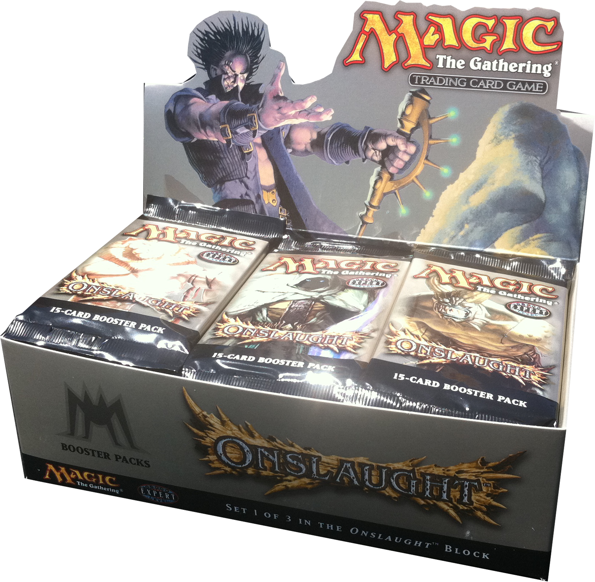 Mtg Onslaught Booster Display Box - Action Figure (2300x2249), Png Download