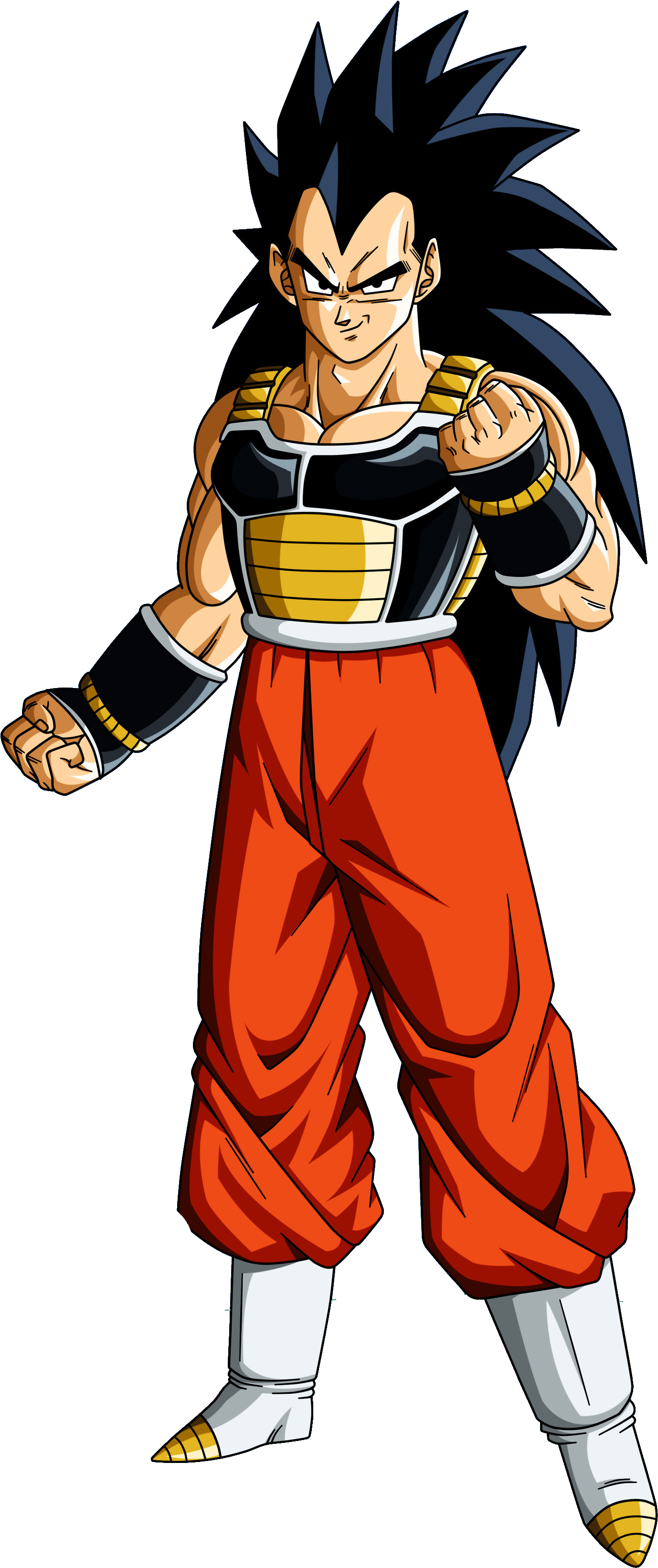 Raditz Es Un Guerrero Z Y Uno De Los Protagonistas (1600x3394), Png Download