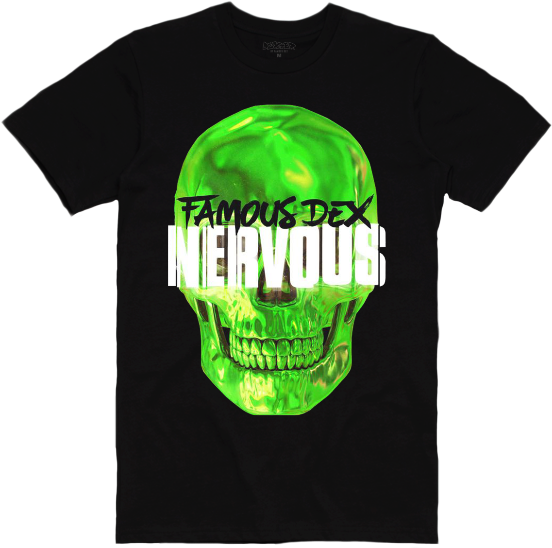 Nervous T-shrit - Black - Famous Dex Feat Lil Baby Jay Critch (1500x1500), Png Download