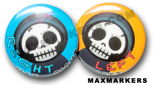 Grim Reaper X-ray Markers - Xray Markers Buttons (535x339), Png Download