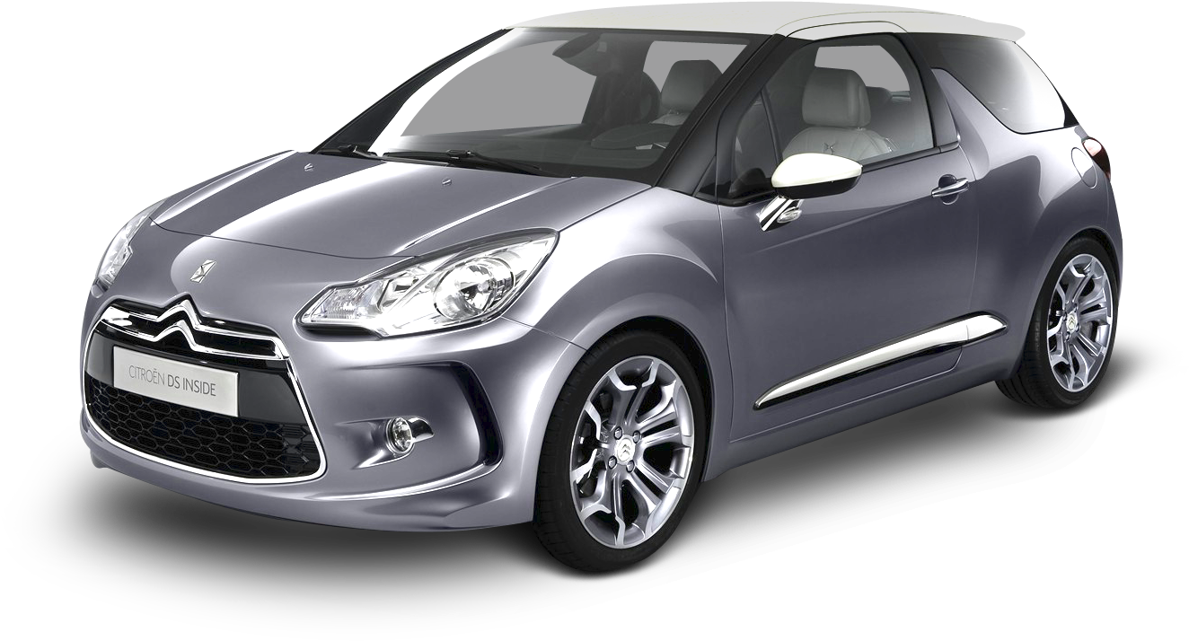 Silver Citroen Ds Car Png Image - Citroen Ds3 (1350x818), Png Download