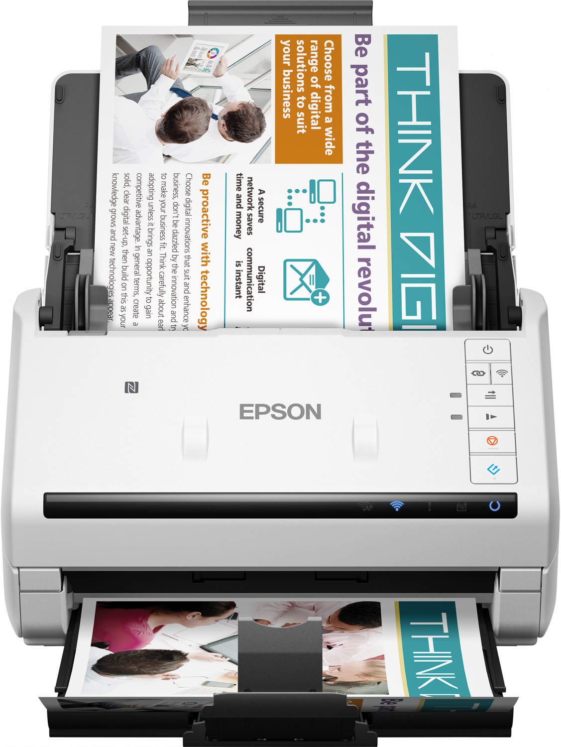 Gallery - Epson Ds 570w (1127x1500), Png Download