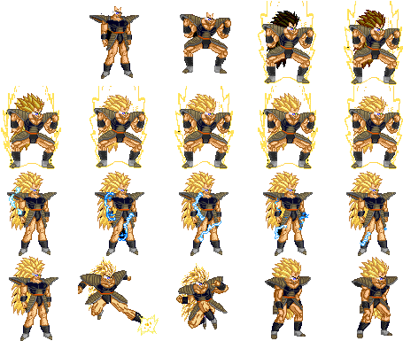 Ssj Raditz - Raditz Ssj (480x384), Png Download