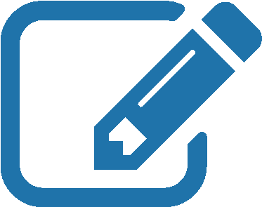 User Edit Icon Png Download - Edit Png Icon White (373x373), Png Download