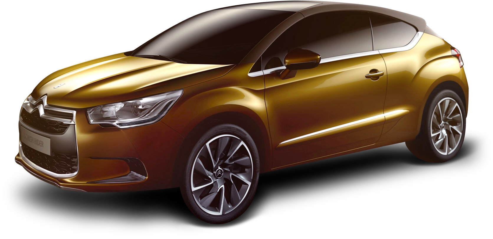 Gold Citroen Ds High Rider Car Png Image (1758x968), Png Download