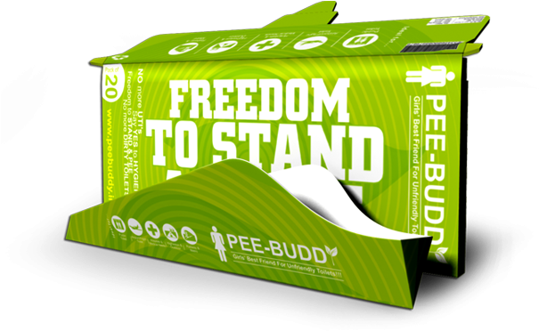 Pee Buddy - Peebuddy Disposable Urinary Funnel For Female (619x380), Png Download