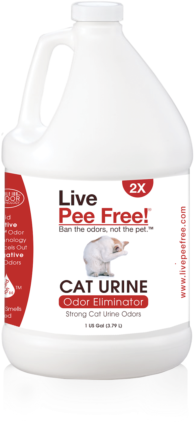 Live Pee Free ® 2x Cat Urine Odor Eliminator - Litter Box (717x1500), Png Download