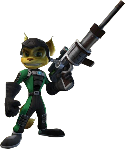 Ratchet - Ratchet And Clank 2 Png (430x513), Png Download