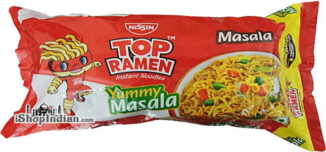 Top Ramen Noodles - Top Ramen Instant Noodles Yummy Masala, 280g (832x711), Png Download
