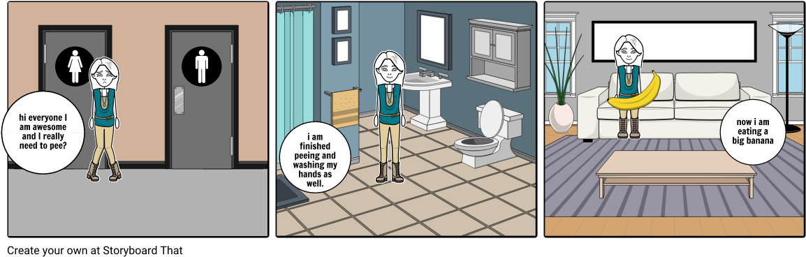 Pee - Autonomy Vs Shame And Doubt Cartoon (1164x385), Png Download