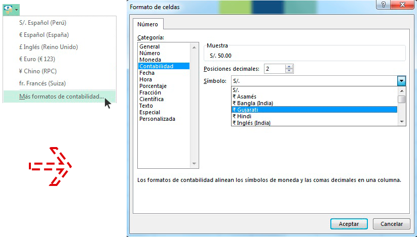File - Excel-formatoceldas - Formato De Contabilidad De Excel (823x469), Png Download