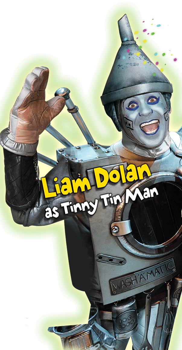 Liam Dolan As Tinny The Tin Man - The Tin Man (603x1158), Png Download