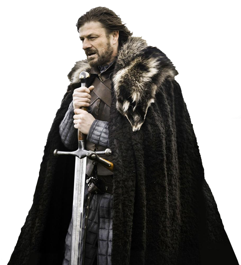Ned Stark - Winter Is Coming Ned (847x943), Png Download