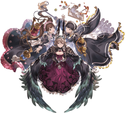 Dorothy And Claudia B - Granblue Fantasy Dorothy And Claudia (480x400), Png Download