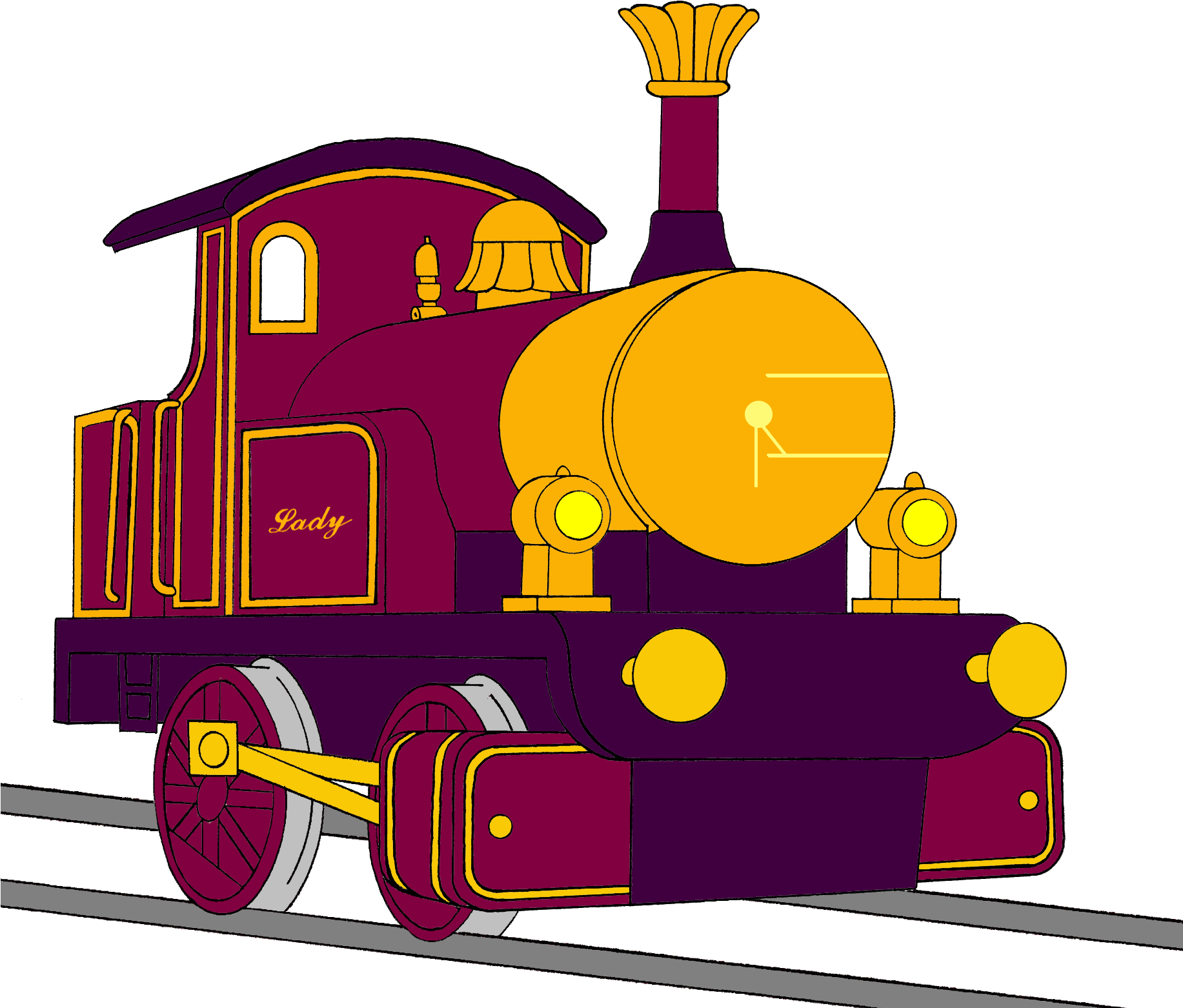 Lady - Lady Thomas And Friend (1832x1594), Png Download