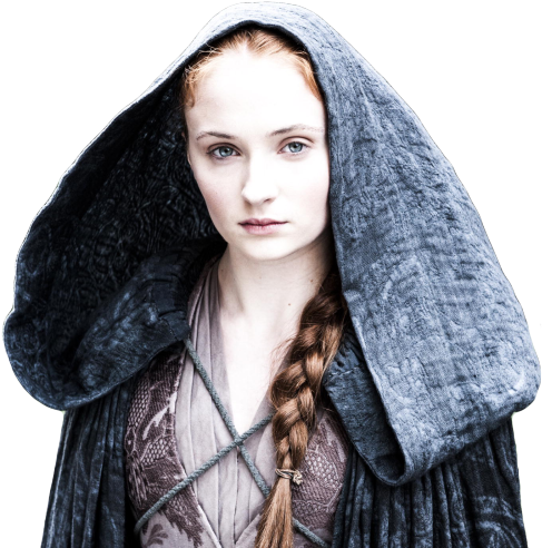 Transparent Sansa Stark - Game Of Thrones Characters Real (500x499), Png Download