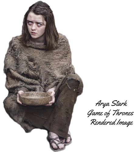 Arya Stark Free Png Image - Game Of Thrones Arya Stark Png (600x600), Png Download