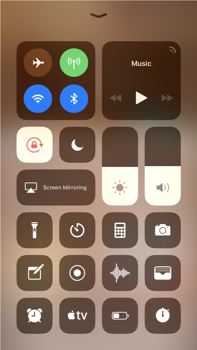 Sample Translucent And Blurring-style Effects In Ios - Show Battery Percentage Iphone X (2050x1198), Png Download