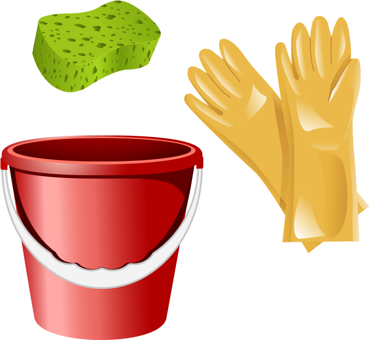 Utensilios De Limpieza - Euclidean Vector (1050x1050), Png Download