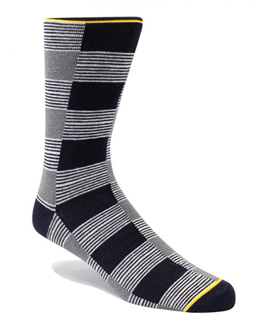 Blurred Lines Grey - Sock (1000x464), Png Download