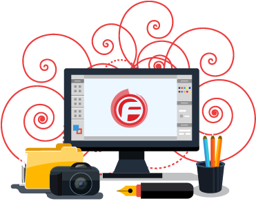 Faceless Technologies Multimedia - Graphic Design (631x316), Png Download