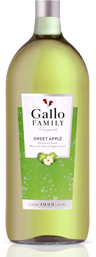 Sweet Apple - Gallo Green Apple Wine (320x830), Png Download