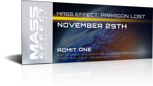 Mass Effect - Paragon Lost (2012) (600x350), Png Download