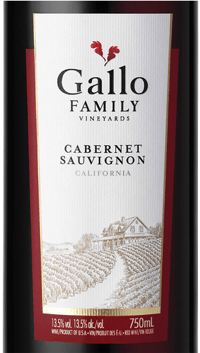 Gallo Family Merlot 750ml (375x500), Png Download