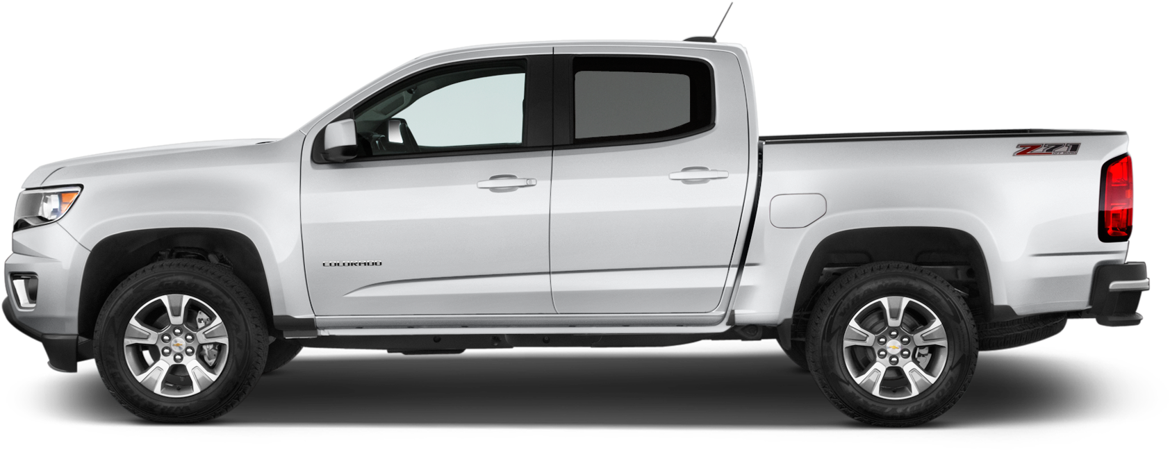 Side Pickup Truck Png Download Image - 2018 Chevy Colorado Crew Cab (2048x1360), Png Download