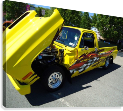 Awesome Chevy Truck Canvas Print - Ford Super Duty (429x386), Png Download