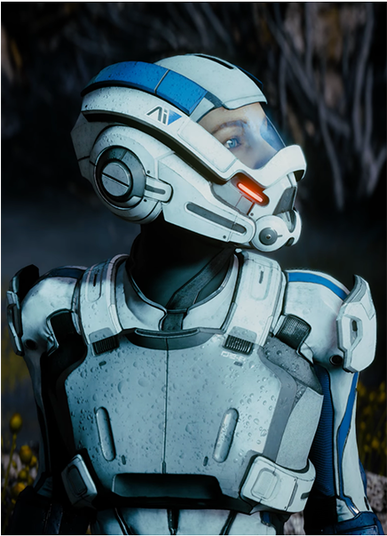 Had To Be Me - Sarah Ryder Mass Effect (435x766), Png Download