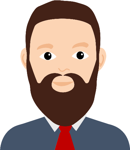Business Avatar 14 - Powerpoint Avatar Faces (433x501), Png Download