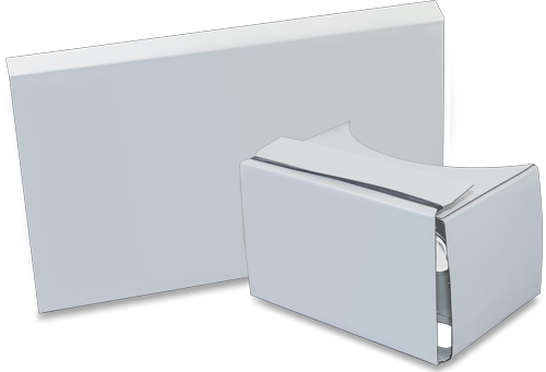 Use Our Blank Pop Cardboard With Your Own Customized - Virtual Reality (500x341), Png Download