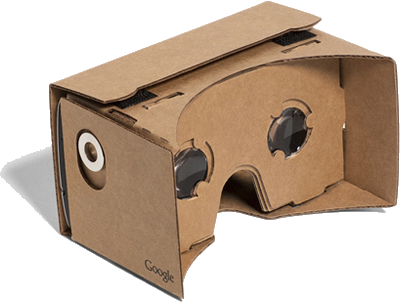 Google-cardboard - Google Cardboard Vr Glasses (400x302), Png Download