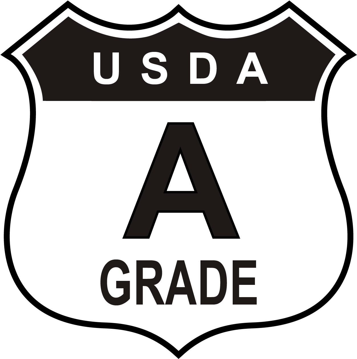 Shell Egg A Grade Bw Transparent - United States Department Of Agriculture (1307x1301), Png Download